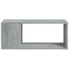 vidaXL TV Cabinet Concrete Gray Engineered Wood 31.5x9.4x12.6 in