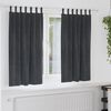 vidaXL Blackout Curtains 2 pcs Light Grey 55.12 x 68.90 in Velvet