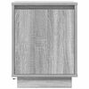 vidaXL Bedside Cabinet Grey Sonoma Engineered wood Bedside Cabinet
