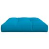 vidaXL Pallet Cushion Blue Polyester Large Waterproof Rectangular