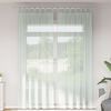 vidaXL Voile Curtains with Loops 2 pcs Light Grey 55.1x102.4"