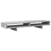 vidaXL Monitor Stand Concrete Grey 39.4x10.6x5.9" Engineered Wood