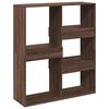 vidaXL Book Cabinet Brown oak Engineered wood Medium Classic