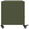 vidaXL TV Cabinet Olive Green Cold-rolled steel Medium TV Cabinet