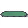 vidaXL Poker Tabletop Green and Black MDF and PVC