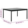 vidaXL Garden Lounge Set Black