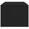 vidaXL Coffee Table Black Oak 35.43 x 17.72 x 13.78 in Engineered Wood