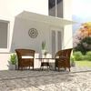 vidaXL Awning Cream Steel frame and 100% polyester fabric with PA coating
