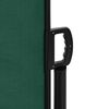 vidaXL Retractable Side Awning Dark Green 46.1"x118.1"
