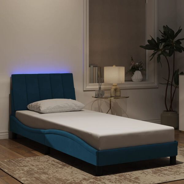 vidaXL Bed Frame Blue