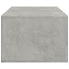 vidaXL Coffee Table Concrete grey Engineered wood Medium Coffee Table