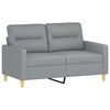 vidaXL Sofa Set Light Gray