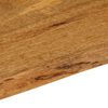 vidaXL Table Top 15.7"x15.7"x1" Live Edge Solid Wood Mango