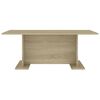 vidaXL Coffee Table Sonoma Oak Engineered Wood Medium Modern
