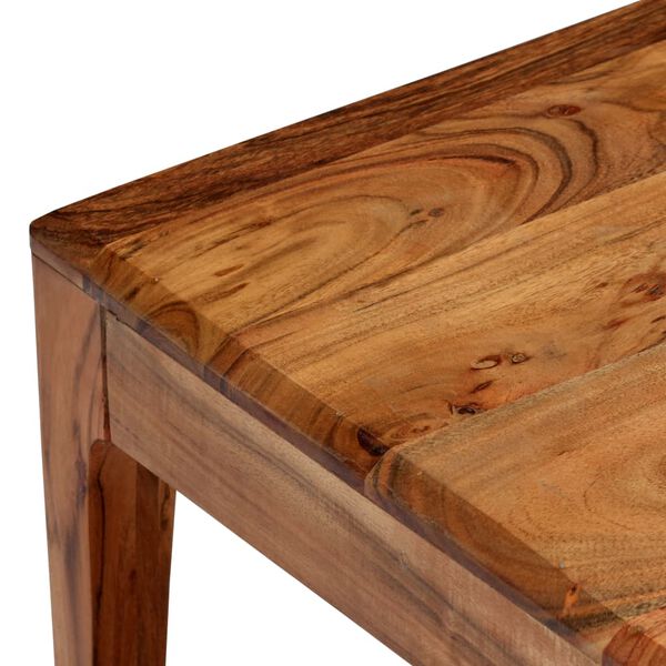 vidaXL Coffee Table Solid Wood 34.6"x19.7"x15"