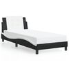 vidaXL Bed Frame Black and White
