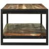 vidaXL Coffee Table Multicolour 120 x 50 x 38 cm solid reclaimed wood