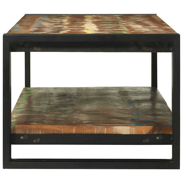 vidaXL Coffee Table Multicolour 120 x 50 x 38 cm solid reclaimed wood