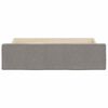 vidaXL Bed Drawer Taupe Engineered wood, fabric (100% polyester) Standard
