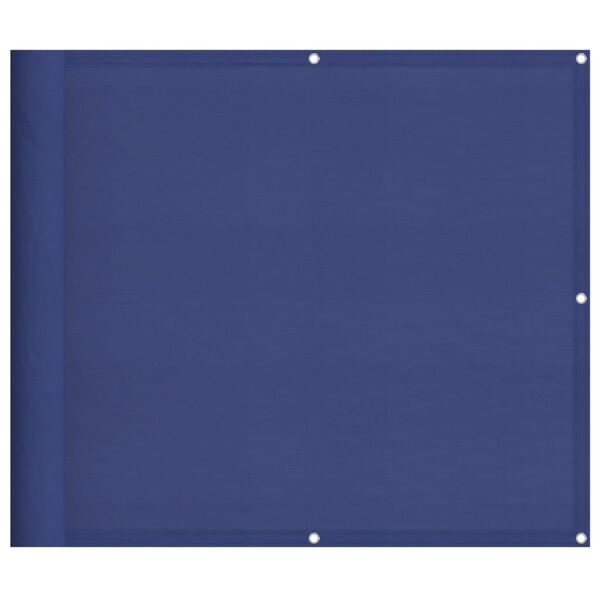 vidaXL Balcony Screen Blue 35.4"x393.7" 100% Polyester Oxford
