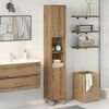 vidaXL Bathroom Cabinet Artisan oak Engineered wood Tall