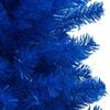 vidaXL Artificial Pre-lit Christmas Tree with Stand Blue 94.5" PVC
