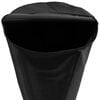 vidaXL Water Tank Black PVC Medium Foldable Water Tank Cylindrical