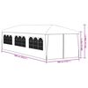 vidaXL Party Tent 10'x30' White