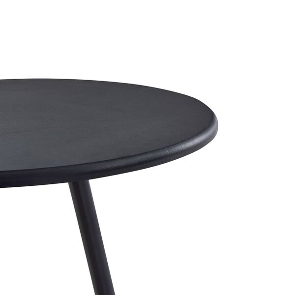 vidaXL Bar Table Black MDF, Steel 23.6 x 42.3 in A Must-Have Bar Table