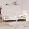 vidaXL Day Bed White Solid pine wood, plywood 31.5x79 in Convertible