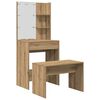 vidaXL Dressing Table Set Artisan Oak Engineered Wood Medium