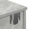 vidaXL Wall Shelf Concrete Grey Engineered Wood Medium Wall Shelf