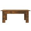 vidaXL Coffee Table Smoked Oak Engineered Wood 39.4 x 23.6 x 16.5 in