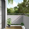 vidaXL Balcony Privacy Screen Grey 157.5x29.5" PVC