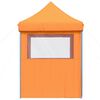 vidaXL Party Tent Orange Oxford fabric Large Foldable Party Tent