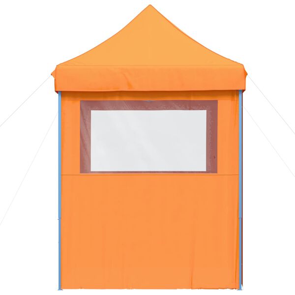 vidaXL Party Tent Orange Oxford fabric Large Foldable Party Tent