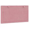vidaXL Headboard Cushion Pink Velvet Medium Removable Covers