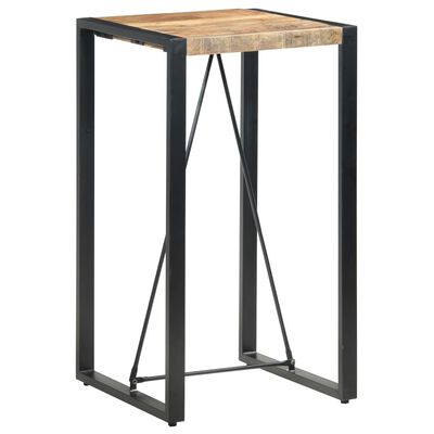 vidaXL Bar Table 23.6"x23.6"x43.3" Solid Mango Wood