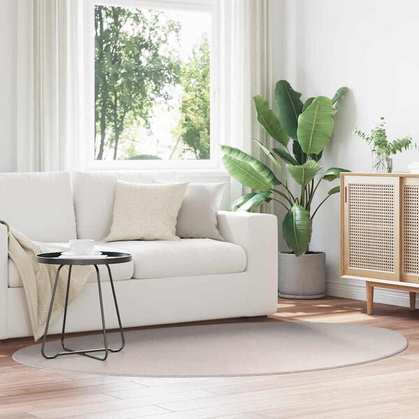 vidaXL Carpet Folding HUARTE Sand 55.12 x 78.74 in Polyester