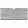 vidaXL Bathroom Sink Cabinet Grey Sonoma Engineered wood 31.5x13.0x23.6 in