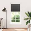 vidaXL Pleated Blind Black 100% Polyester 35.4 x 78.7 in