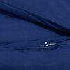 vidaXL Duvet Cover Set Navy blue 100% Cotton 55.1 x 78.7 in
