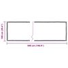 vidaXL Clear Tarpaulin with Eyelets 3.3x16.4' PVC