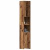 vidaXL Bathroom Cabinet Old wood Engineered Wood 72.2 x 11.8 x 11.8 in