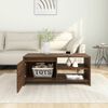 vidaXL Coffee Table Brown Oak Engineered Wood Medium Coffee Table