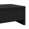 vidaXL Monitor Stand with Drawers Black 19.7x10.6x5.9" Engineered Wood