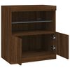 vidaXL Sideboard Brown Oak Engineered Wood Medium Sideboard