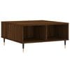 vidaXL Coffee Table Brown Oak Engineered Wood, Iron