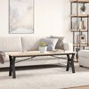 vidaXL Coffee Table Leg Black Powder-Coated Steel Standard Durable
