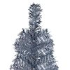 vidaXL Christmas Tree Silver PVC, steel Slim Adjustable Armrests